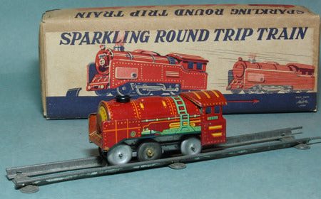 1952 Japan Wind Up Round Trip Train Discount