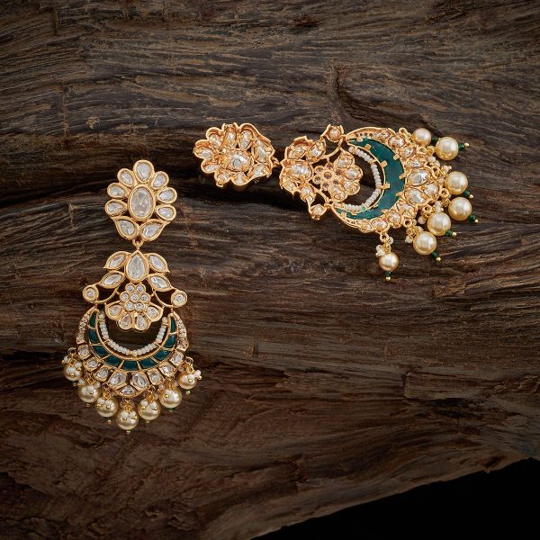 Kundan Earring 164026 For Discount