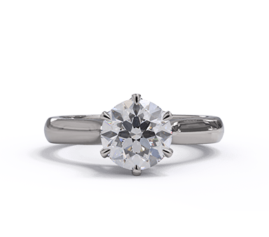 Barbara Round Diamond Solitaire Cheap