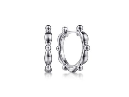 Sterling Silver Bujukan Huggie Earrings Cheap