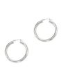 14K White Gold 4x30mm Hoop Earring Sale