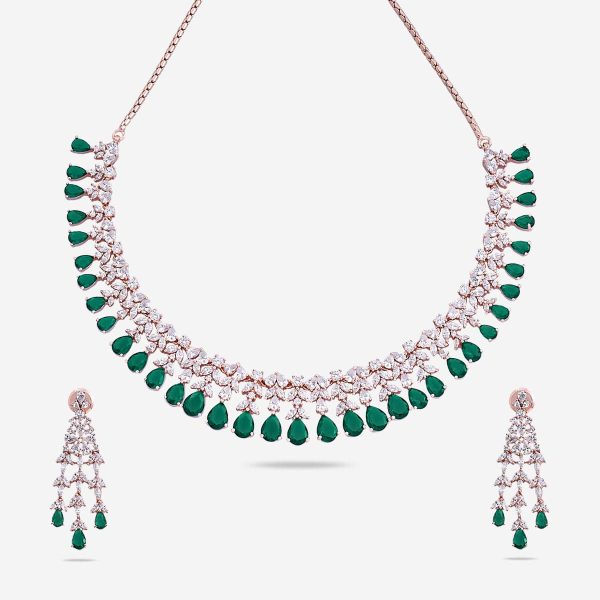 Zircon Necklace 163834 For Cheap