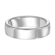 14k White Gold 4mm Plain Band, Size 10.0 Cheap