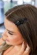 Sleek Waves Hair Clip in Black Fashion