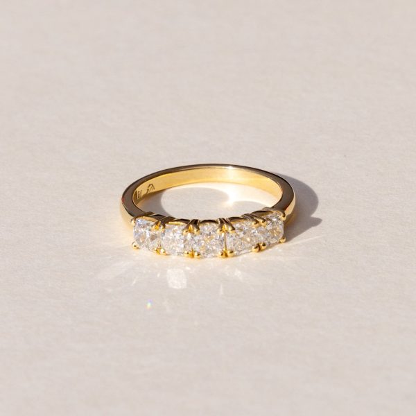 Poppy Diamond Half Eternity Ring Fashion