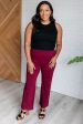 Magic Straight Pants in Wine Online Sale