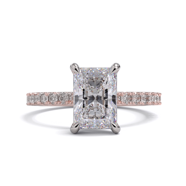 Lara Radiant Cut Diamond Solitaire For Sale