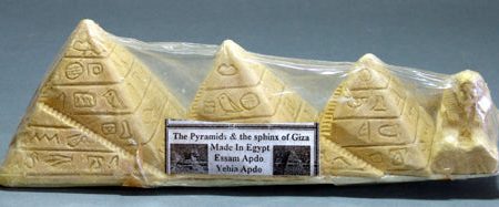 Egyptian Sand Molded Pyramids and Spinx Of Giza For Discount