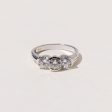 Trinity Three Stone Round Diamond Ring Fashion