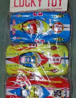 1960 s Tin Japan Race Car Set Discount