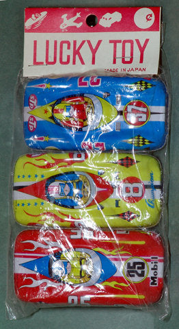 1960 s Tin Japan Race Car Set Discount