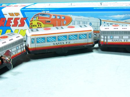 Vintage Japan Wind Up Tin Sante Fe Train Online