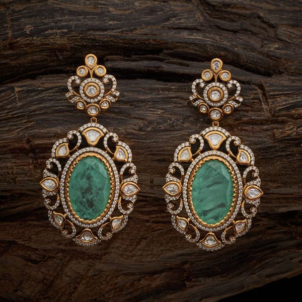 Kundan Earring 164024 For Cheap