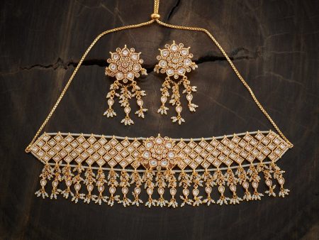 Kundan Necklace 168954 For Discount