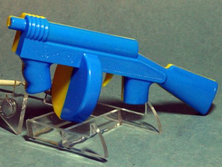 Blue 1960 s Tommy Gun Clicker Pistol For Sale