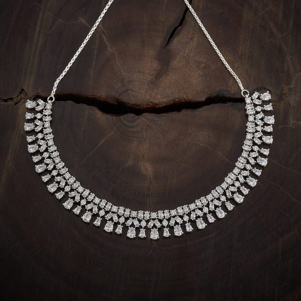 Zircon Necklace 163846 on Sale