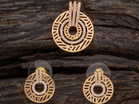 Zircon Pendant Earring 156618 Fashion