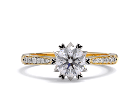 Nayeli Brilliant Round Diamond Solitaire on Sale