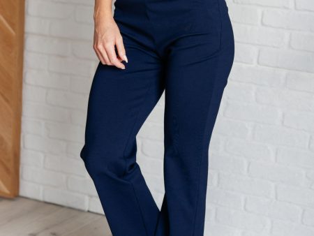 Magic Straight Pants in Navy For Sale