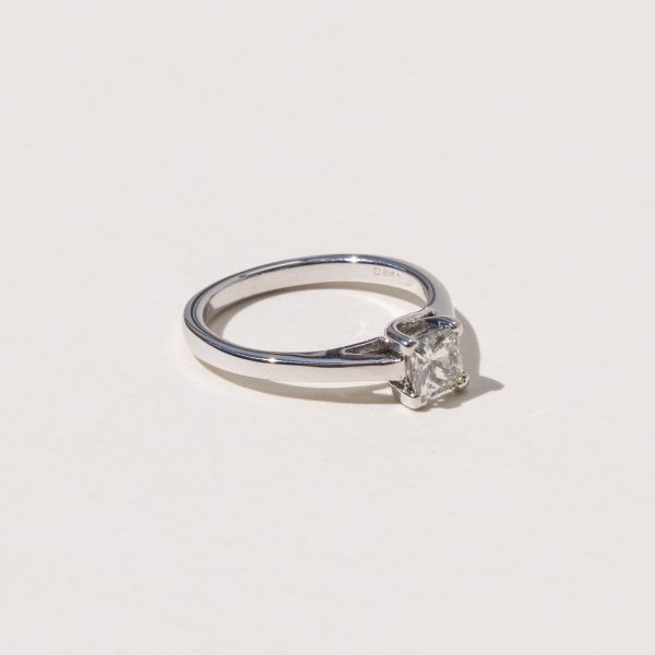 Lucy Princess Cut Solitaire Diamond Ring Discount