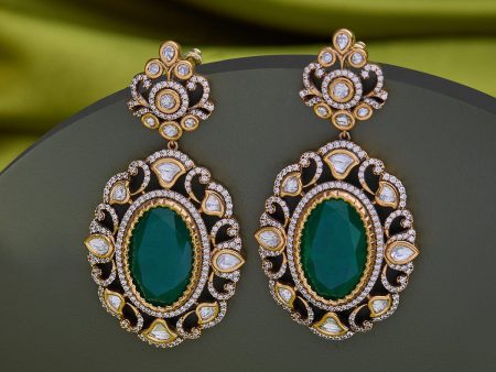 Kundan Earring 164024 For Cheap