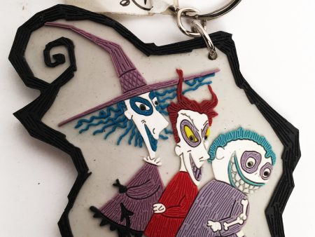 Disney Nightmare Before Christmas Lock, Shock, And Barell Key Chain For Cheap