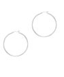 14k White Gold 2.8 Grams 2.0x50.0 mm Hoop Earring Online now