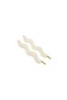 Sleek Waves Hair Clip in White Tortoise Hot on Sale