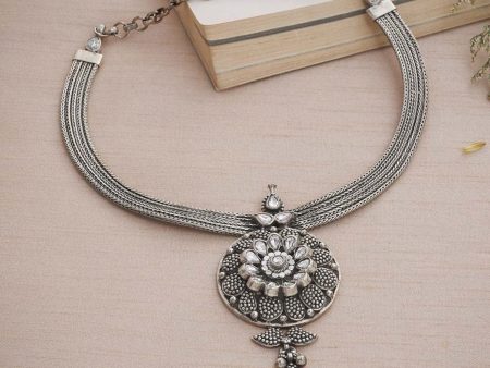 92.5 Silver Necklace 163046 For Cheap