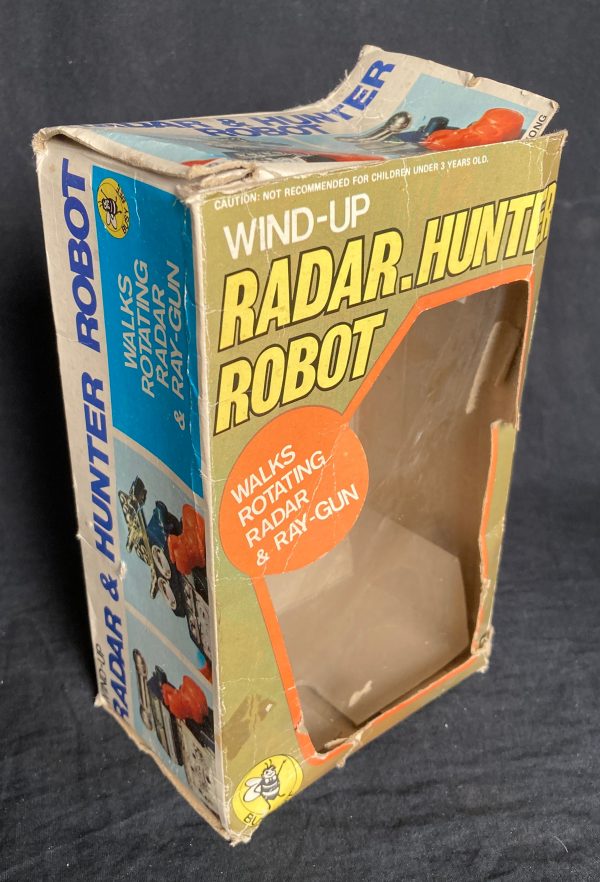 Vintage Wind Up Radar Hunter Robot Busy Bee Hong Kong Online