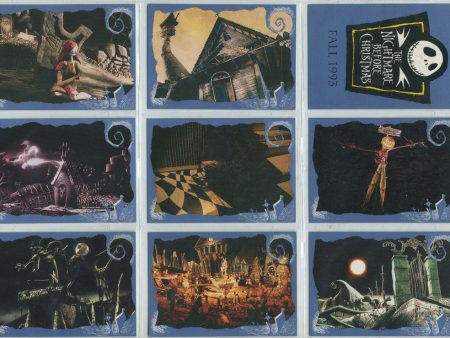 Complete 1993 Nightmare Before Christmas Card Set For Discount