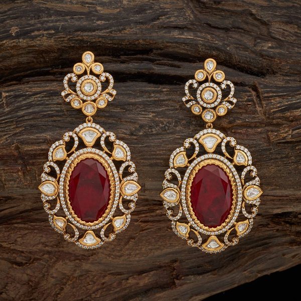 Kundan Earring 164024 For Cheap