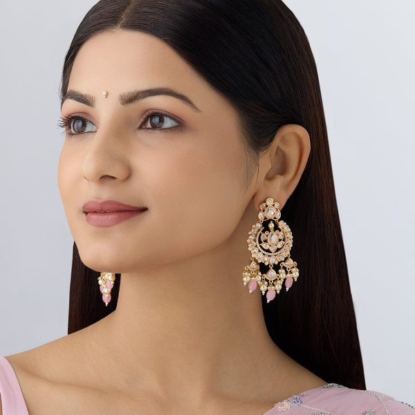 Kundan Earring 161629 Hot on Sale