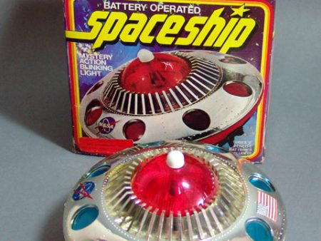 Battery Operated Space Ship With Lights Discount