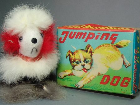 Vintage HS Japan Jumping Dog For Discount