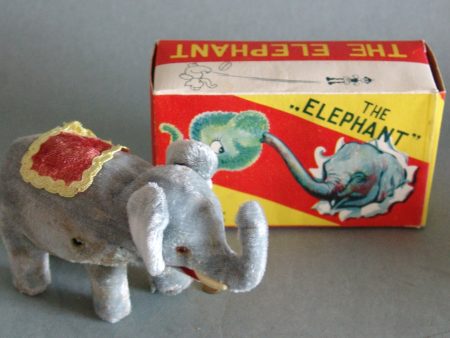 Vintage Japan Wind Up The Elephant For Sale