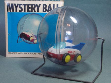 VIntage Tomy Japan Mystery Ball With Space Rocket Online