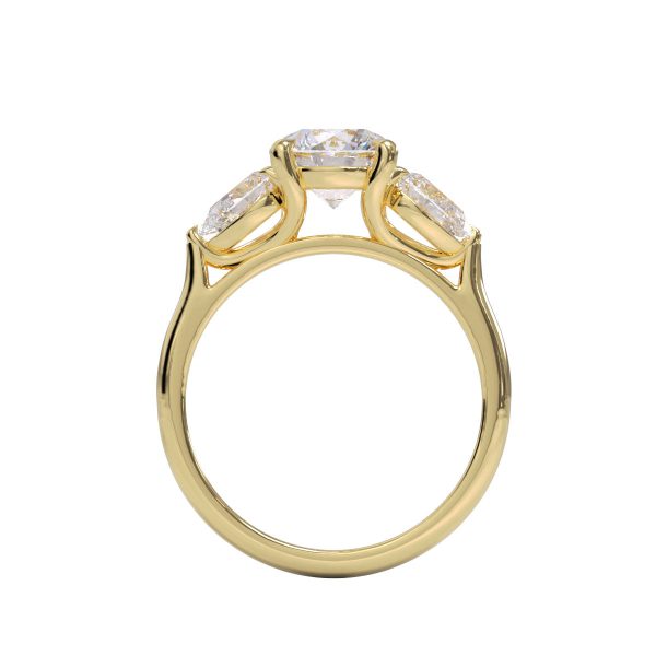 Kennedy Diamond Solitaire with Pears For Cheap