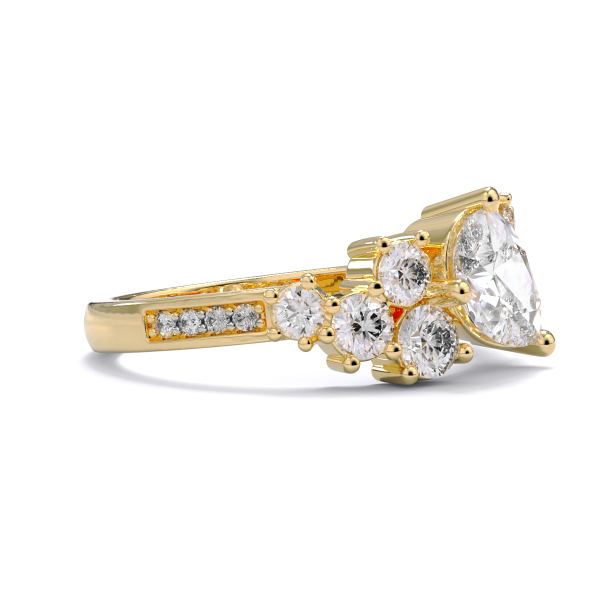 Gabrielle Cluster Diamond Ring on Sale