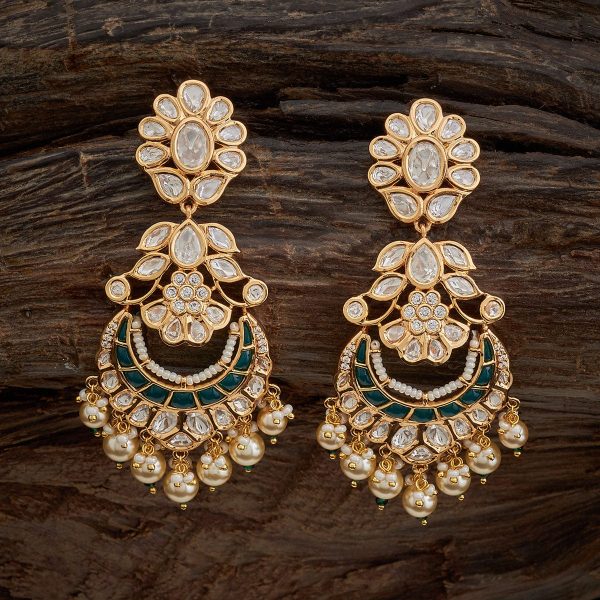 Kundan Earring 164026 For Discount