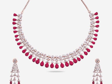 Zircon Necklace 163834 For Cheap