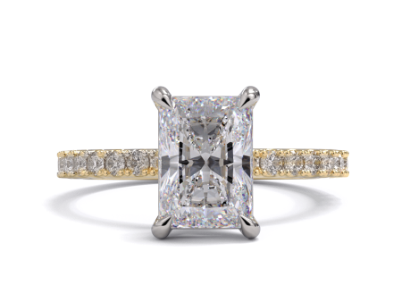 Lara Radiant Cut Diamond Solitaire For Sale