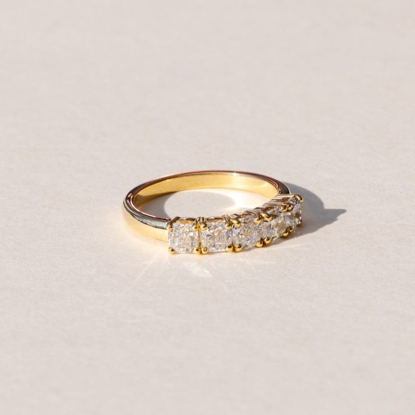 Poppy Diamond Half Eternity Ring Fashion