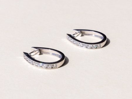 Bonnie Diamond Hoop Earrings Discount