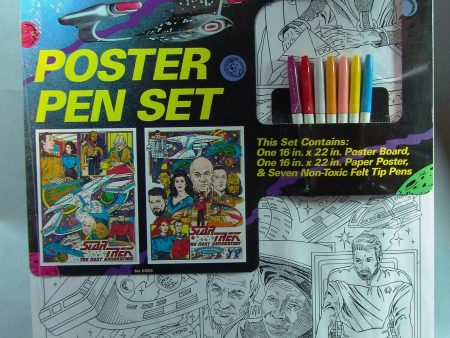 Star Trek Next Generation Poster Pen Set Supply