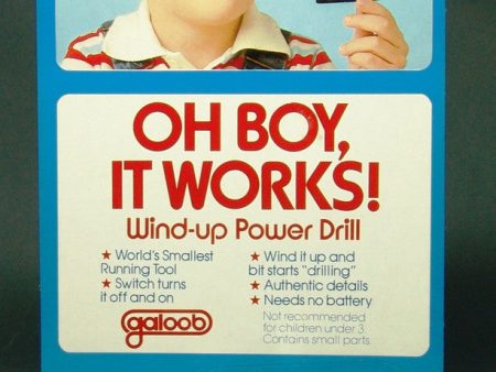 1980 Galoob Japan Wind Up Power Drill For Discount