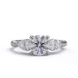 Kennedy Diamond Solitaire with Pears For Cheap