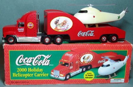 Coca Cola 2000 Holiday Helicopter Carrier Fashion