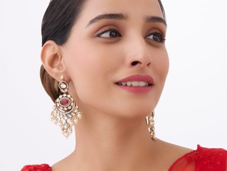 Kundan Earring 164023 Cheap