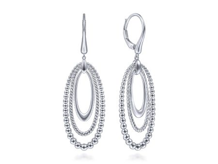 Gabriel Sterling Silver Bujukan and Rope Drop Earrings Online